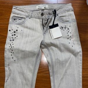 NWT STEVE MADDEN DISTRESS SKINNY JEANS WITH STUDS